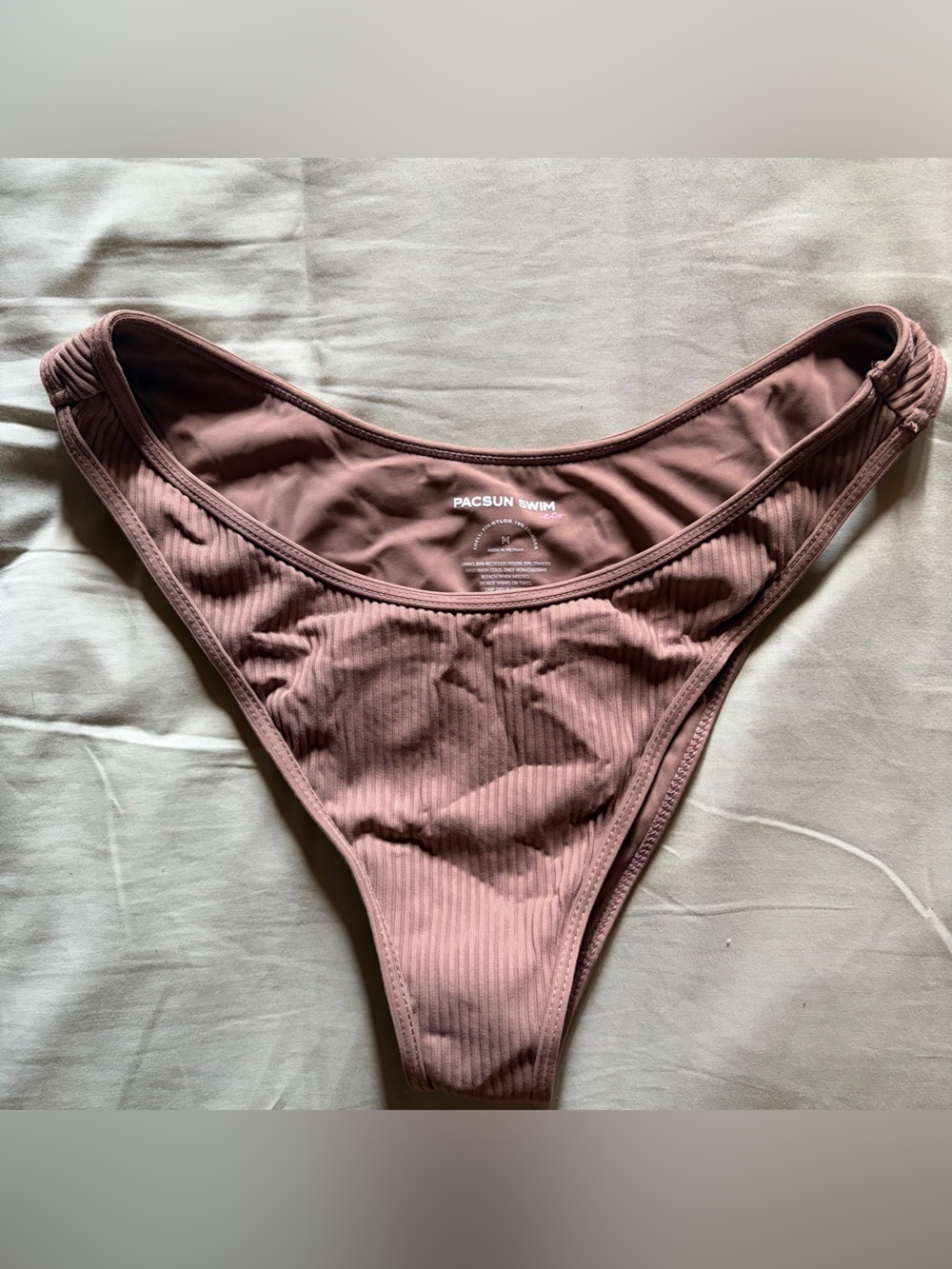 PacSun Ribbed tan Bikini Bottoms